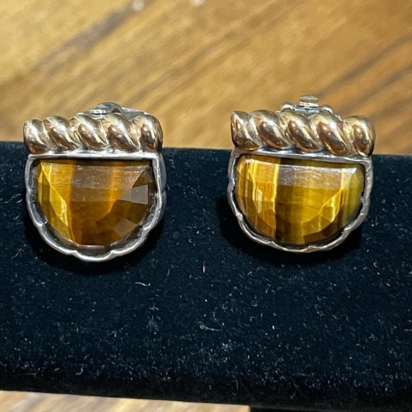 Dian Malouf clip earrings
